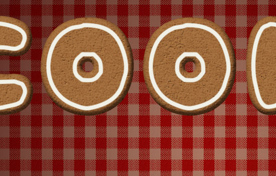 Gingerbread Cookies Text Effect step 6