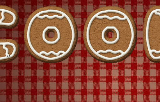 Gingerbread Cookies Text Effect step 7