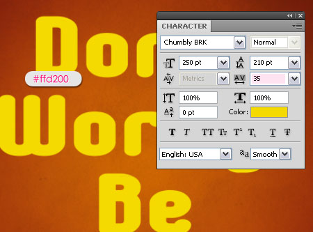 Glossy Encapsulated Text Effect step 2