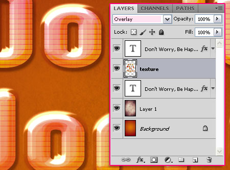 Glossy Encapsulated Text Effect step 4