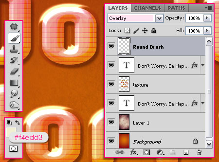 Glossy Encapsulated Text Effect step 5