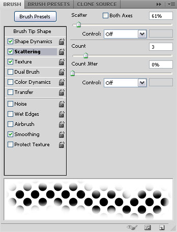 Glowing Polkadots Text Effect step 4