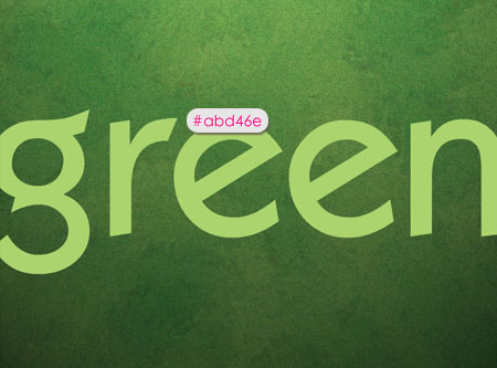 Elegant Green Text Effect: PSD Background Font | Textuts