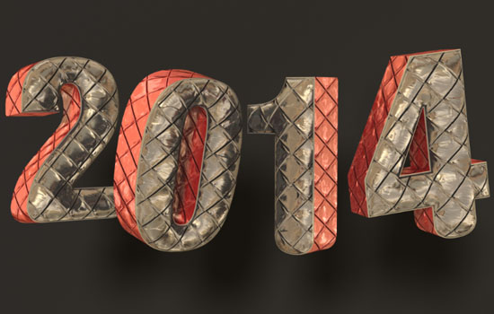 Inflated Foil Text Effect step 8