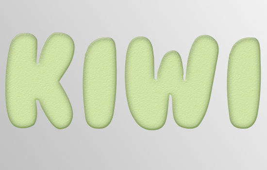 Kiwi Text Effect step 2