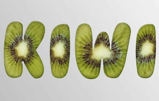 Kiwi Text Effect step 4