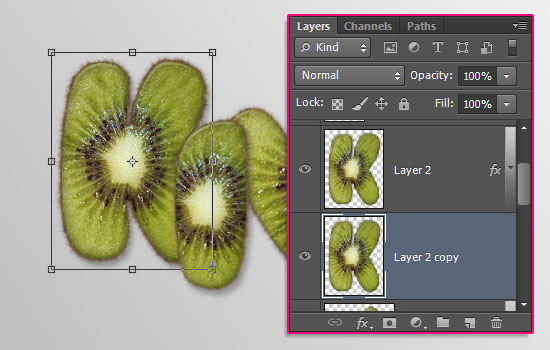 Kiwi Text Effect step 8