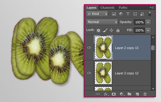 Kiwi Text Effect step 8