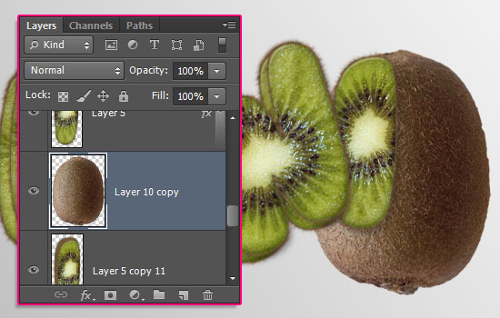 Kiwi Text Effect step 9