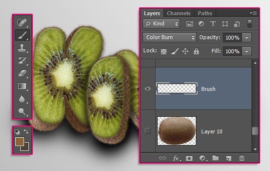 Kiwi Text Effect step 10