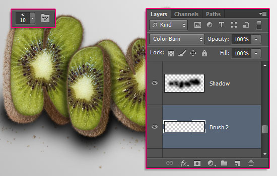 Kiwi Text Effect step 10