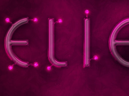 Light Tubes Text Effect step 6