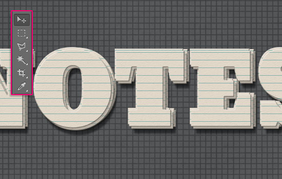 Note Cards Text Effect step 3