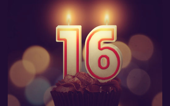 Number Candles Text Effect