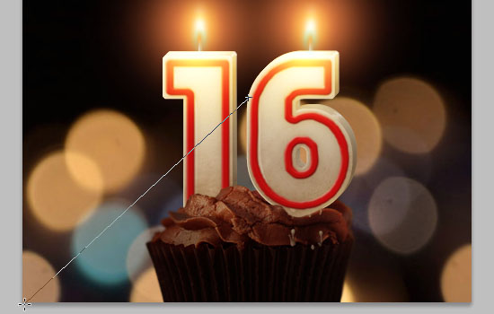 Number Candles Text Effect step 23