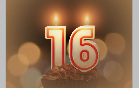 Number Candles Text Effect step 23