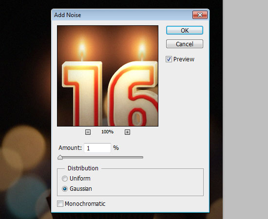 Number Candles Text Effect step 24