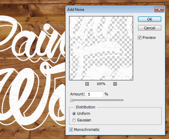 Paint On Wood Text Effect step 5