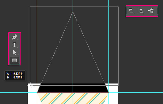 Pennant Banner Text Effect step 3