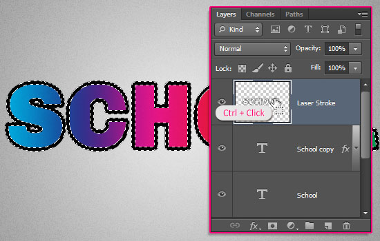 Retro Prism Sticker Text Effect step 4