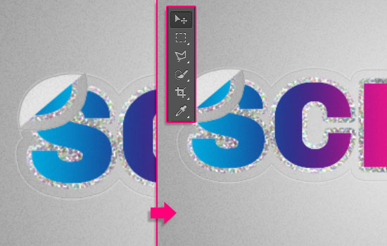 Retro Prism Sticker Text Effect step 8