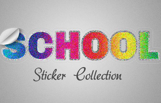 Retro Prism Sticker Text Effect step 11