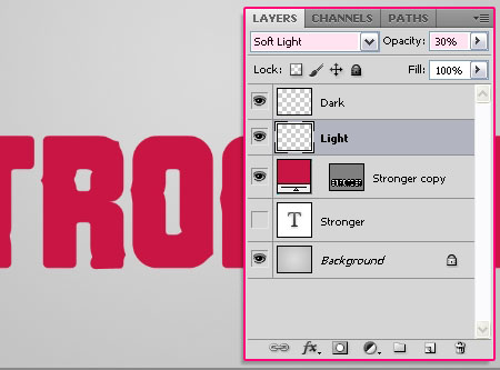 Sharp Fold Text Effect step 3