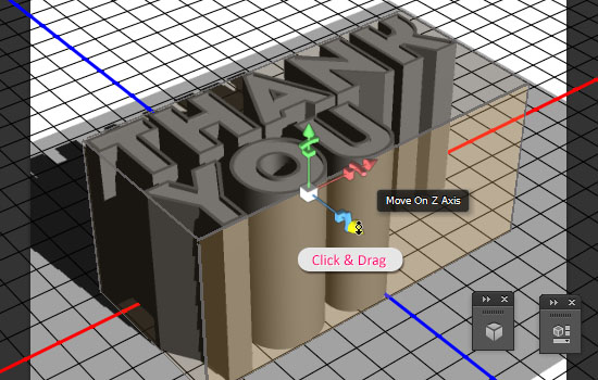Simple Acrylic 3D Text Effect step 5