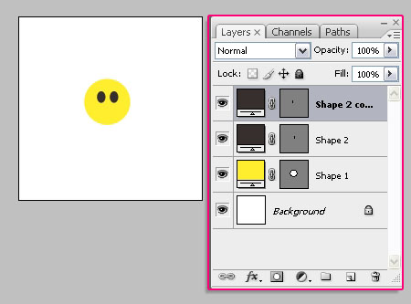 Smile Pattern step 1