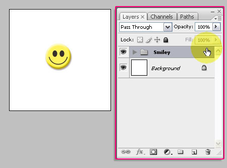 Smile Pattern step 2