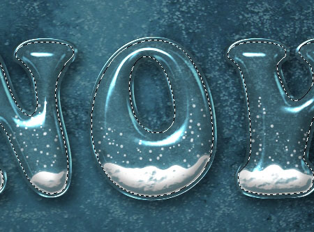 Snow Globe Text Effect step 5