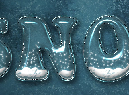 Snow Globe Text Effect step 5