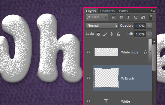 Snowy Festive Text Effect step 5