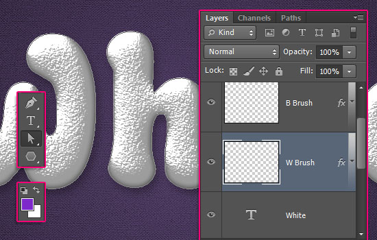 Snowy Festive Text Effect step 6