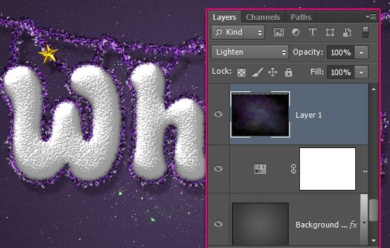 Snowy Festive Text Effect step 11