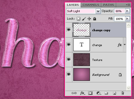 Soft Sleek Text Effect step 5