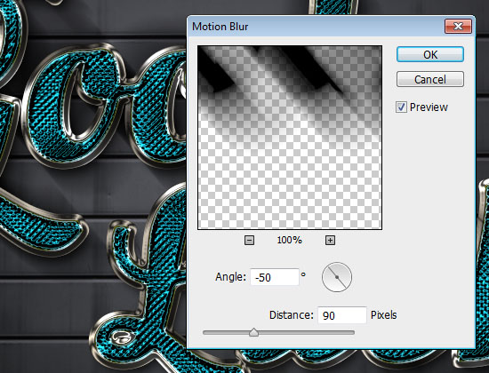 Sparkling Glass-Textured Text Effect step 7