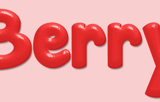 Strawberry Text Effect step 4