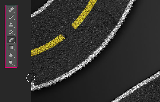 Striped Road Inspired Text Effect step 6