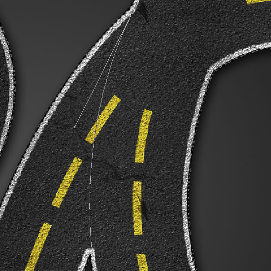 Striped Road Inspired Text Effect step 7