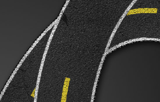 Striped Road Inspired Text Effect step 7