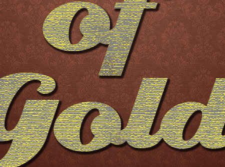 Stylish Gold Text Effect step 4