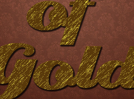 Stylish Gold Text Effect step 4