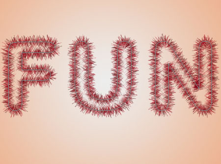 Bright Tinsel Text Effect step 2