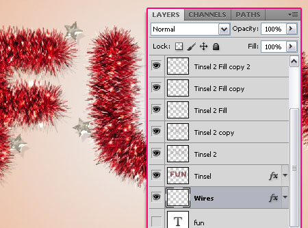 Bright Tinsel Text Effect step 7