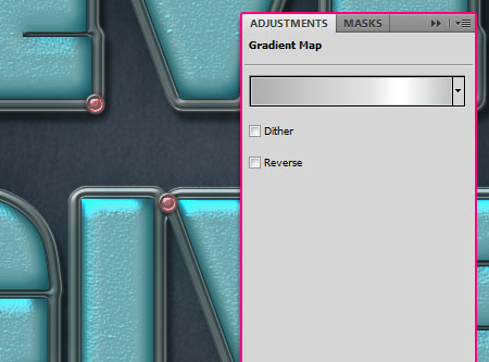 Turquoise Metallic Text Effect step 6