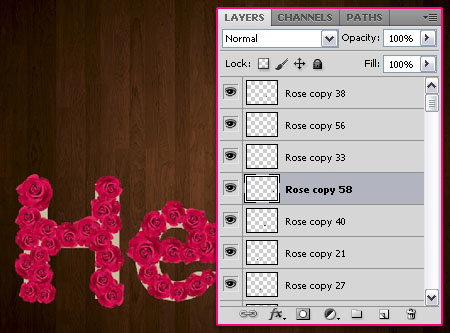 Velvet Roses Text Effect step 5