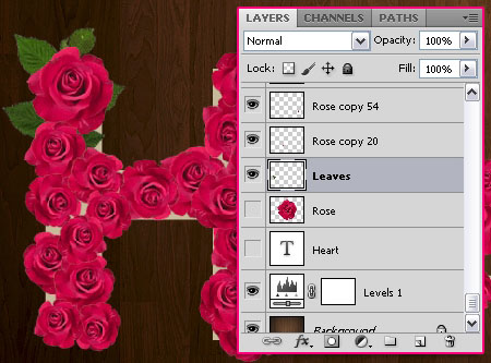 Velvet Roses Text Effect step 6