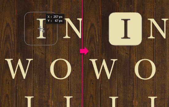 Vintage Tiles Text Effect step 3