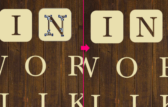 Vintage Tiles Text Effect step 3